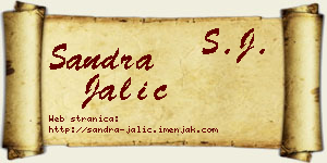 Sandra Jalić vizit kartica